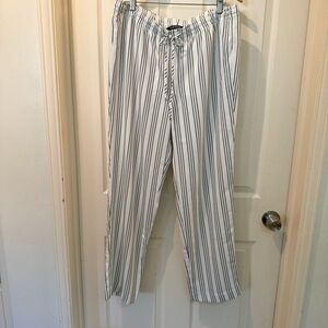 Lauren Ralph Lauren Striped White Drawstring Dress Pants for women